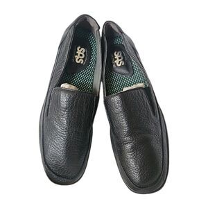SAS Black Leather Weekender Loafers Shoes Sz 13 M